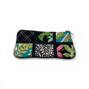Vera Bradley Peacock Spectator Clutch Wallet Cosmetic Case